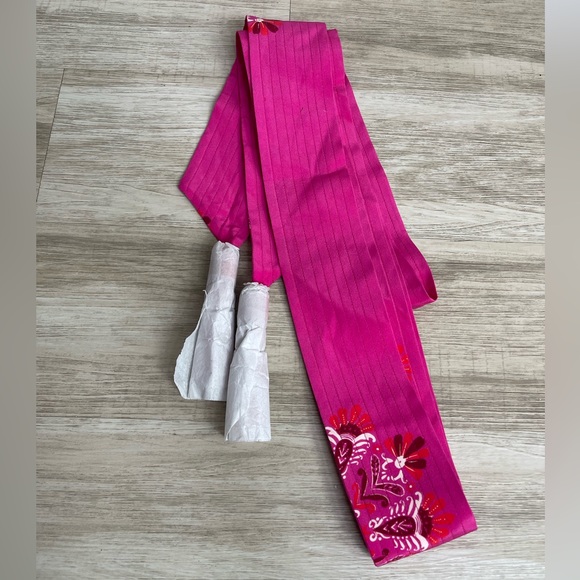 Figue Frederica Printed Tiered Ruffle Belted Dress L - Picture 5 of 13